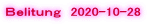 Ｂｅｌｉｔｕｎｇ　2020-10-28