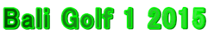 Bali Golf 1 2015