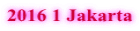 2016 1 Jakarta