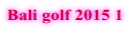 Bali golf 2015 1